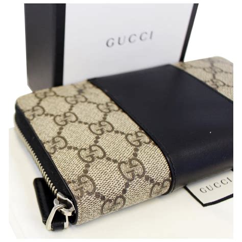 gucci monogram zip wallet|Gucci authentic wallet.